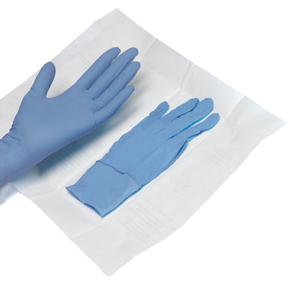Sterile Nitrile Gloves - Powder Free - Blue (50 Units)