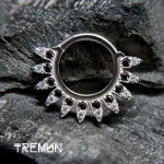 Tiffany Fondo Negro Piedra