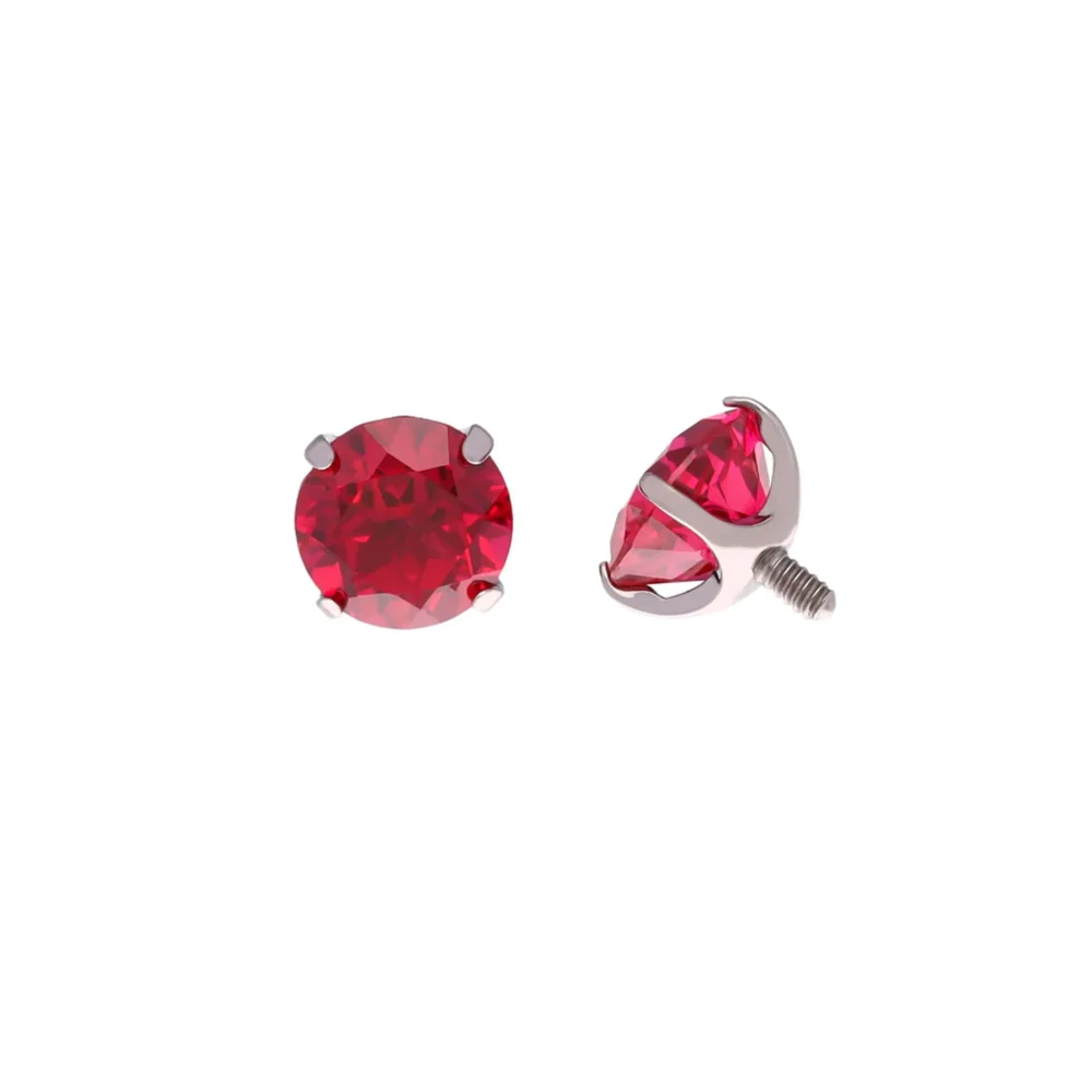 Titanium Ruby Prong Top