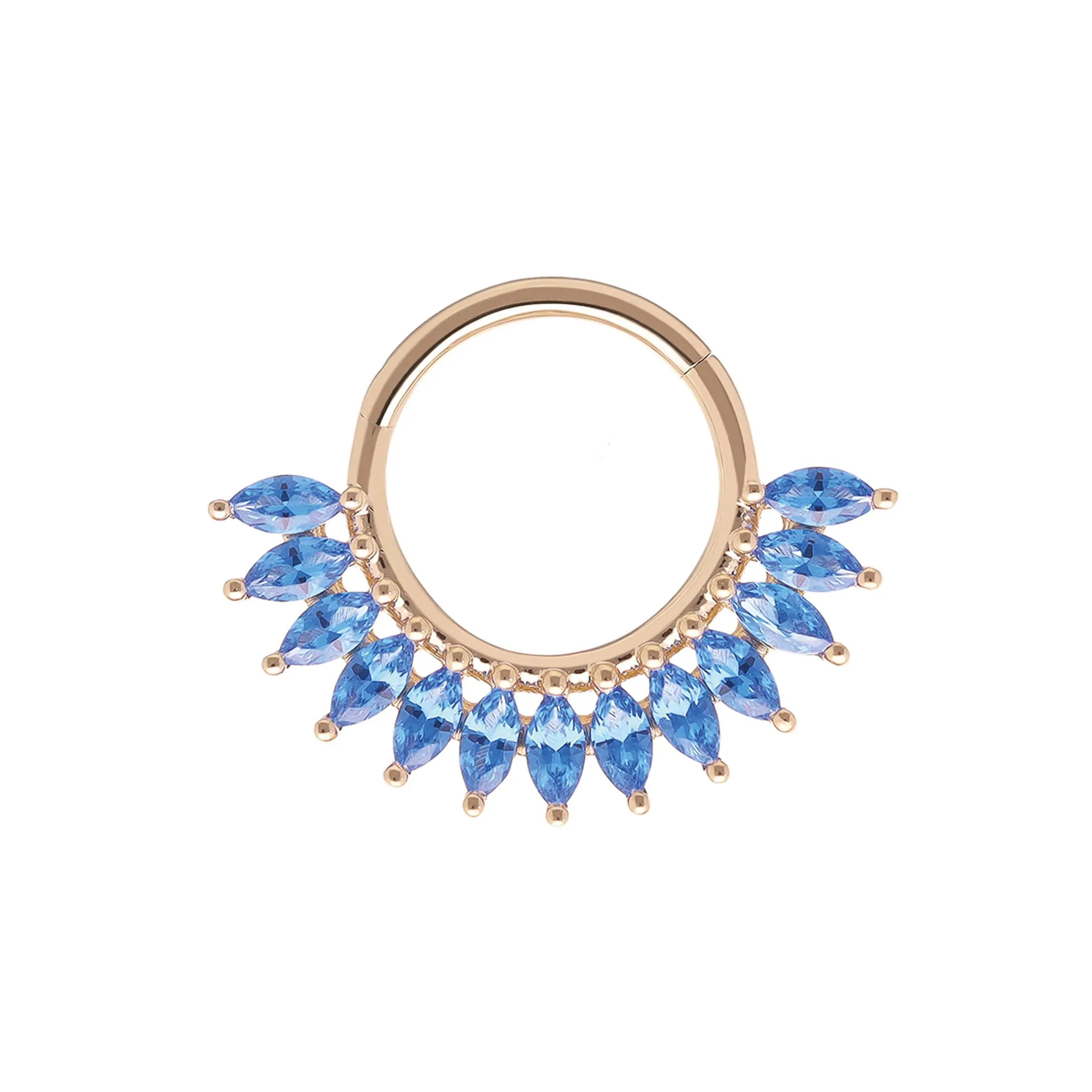 Sapphire Clicker Ring