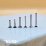 6mm Titanium Labret 18G Push Pin