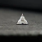 Triangle Chevron White Gold