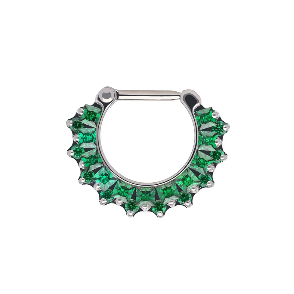 Septum Clicker Tina Emerald