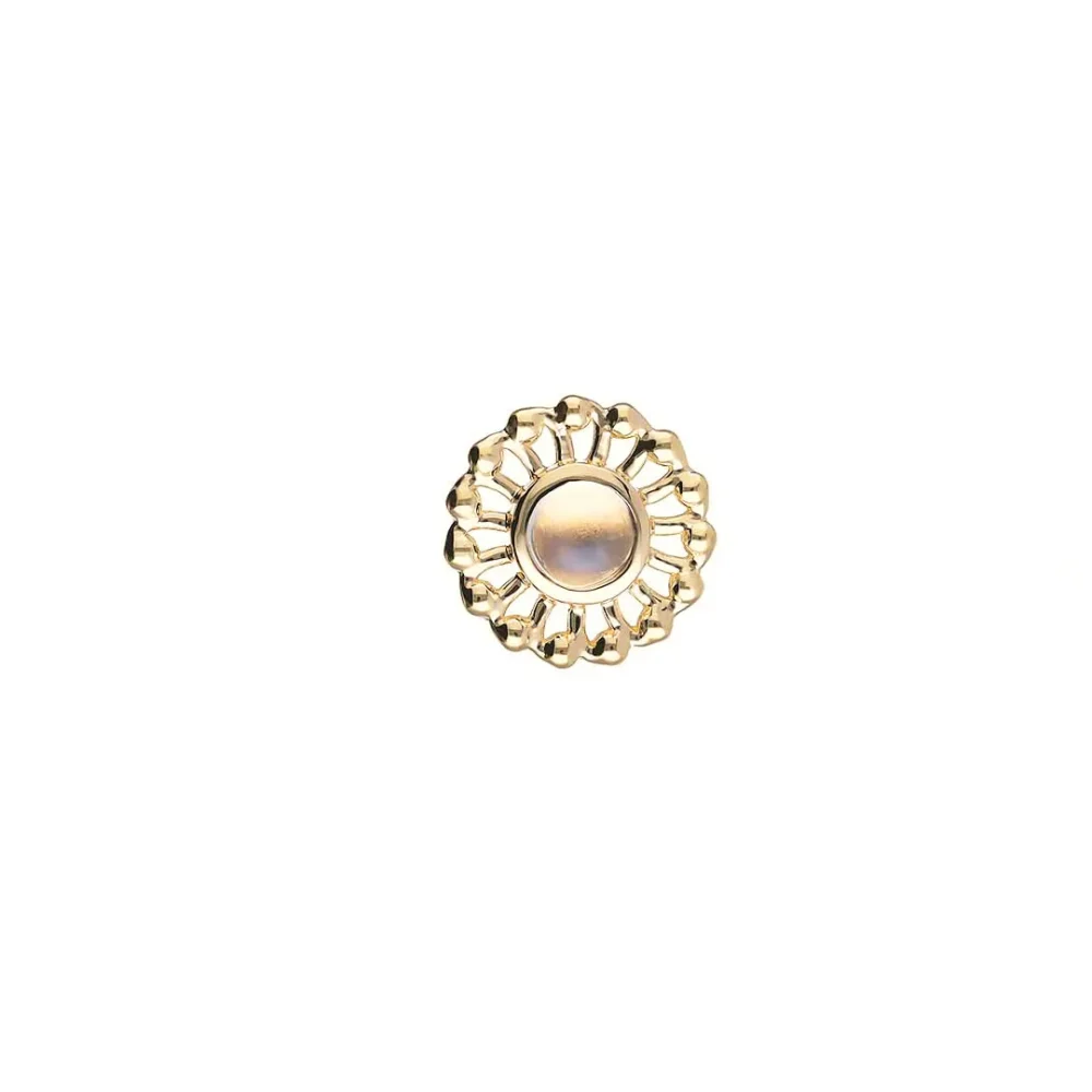 Tess Rainbow Moonstone Push Pin