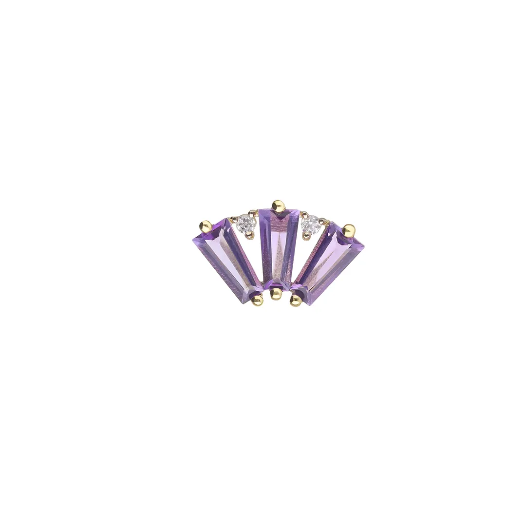 Margot Amethyst Push Pin