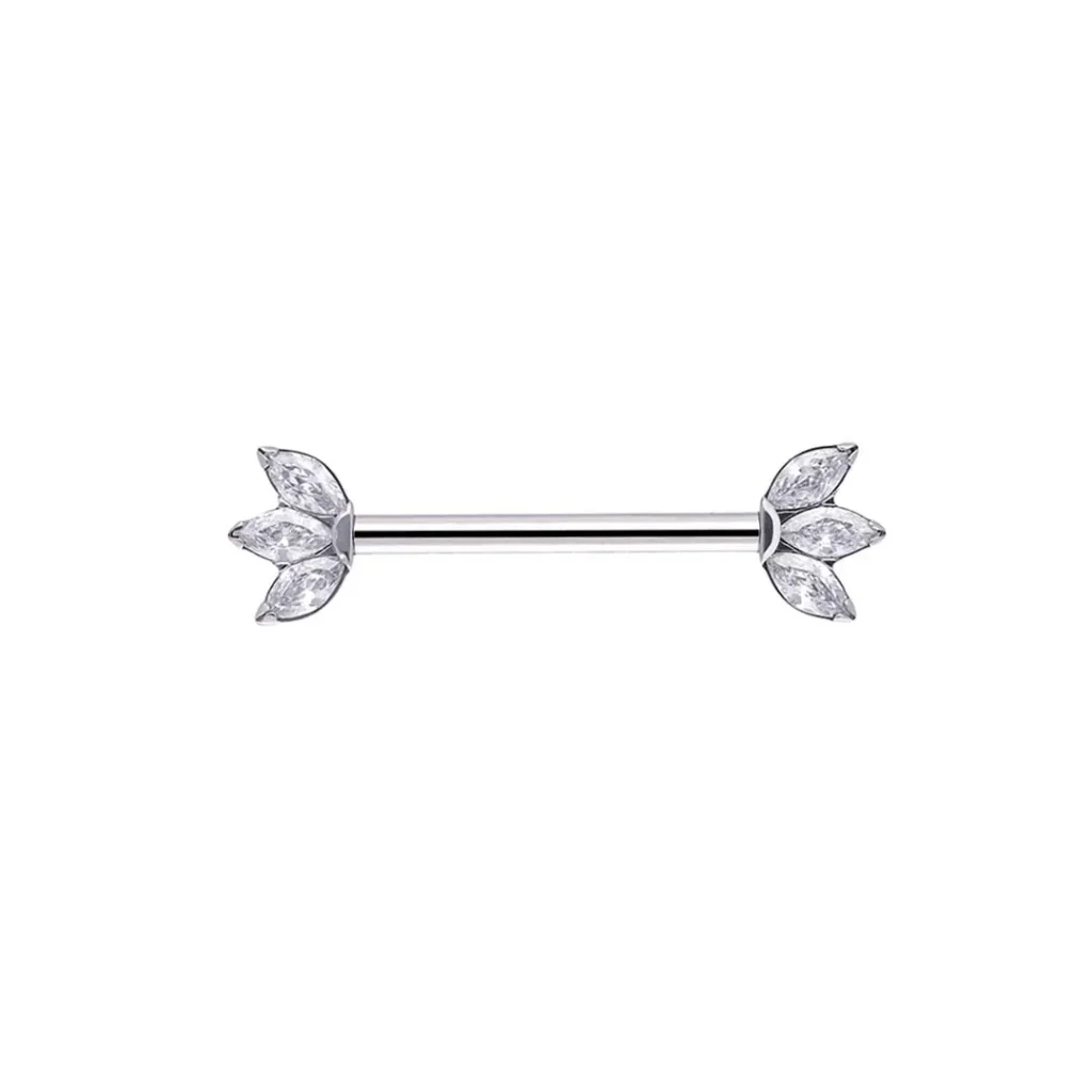 Threadless Barbell Marquise